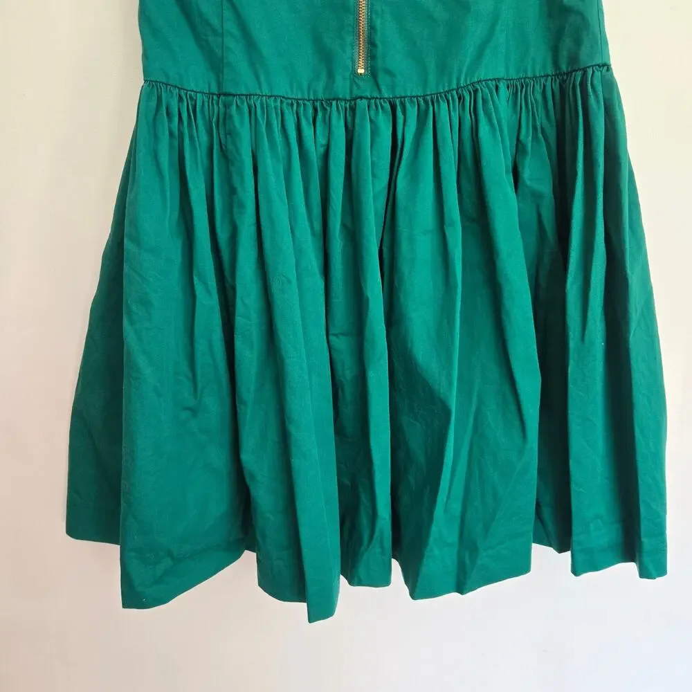 Crewcuts Girls Tie Waist Party Dress Size 14 Kelly Green Holidays Wedding Guest